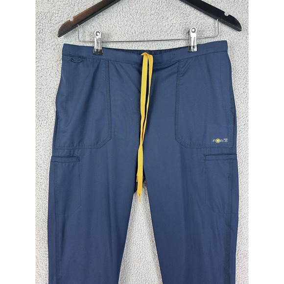 Carhartt Force Scrub Pants Medium Navy Drawstring Cargo Pockets CS2106 - Picture 1 of 11